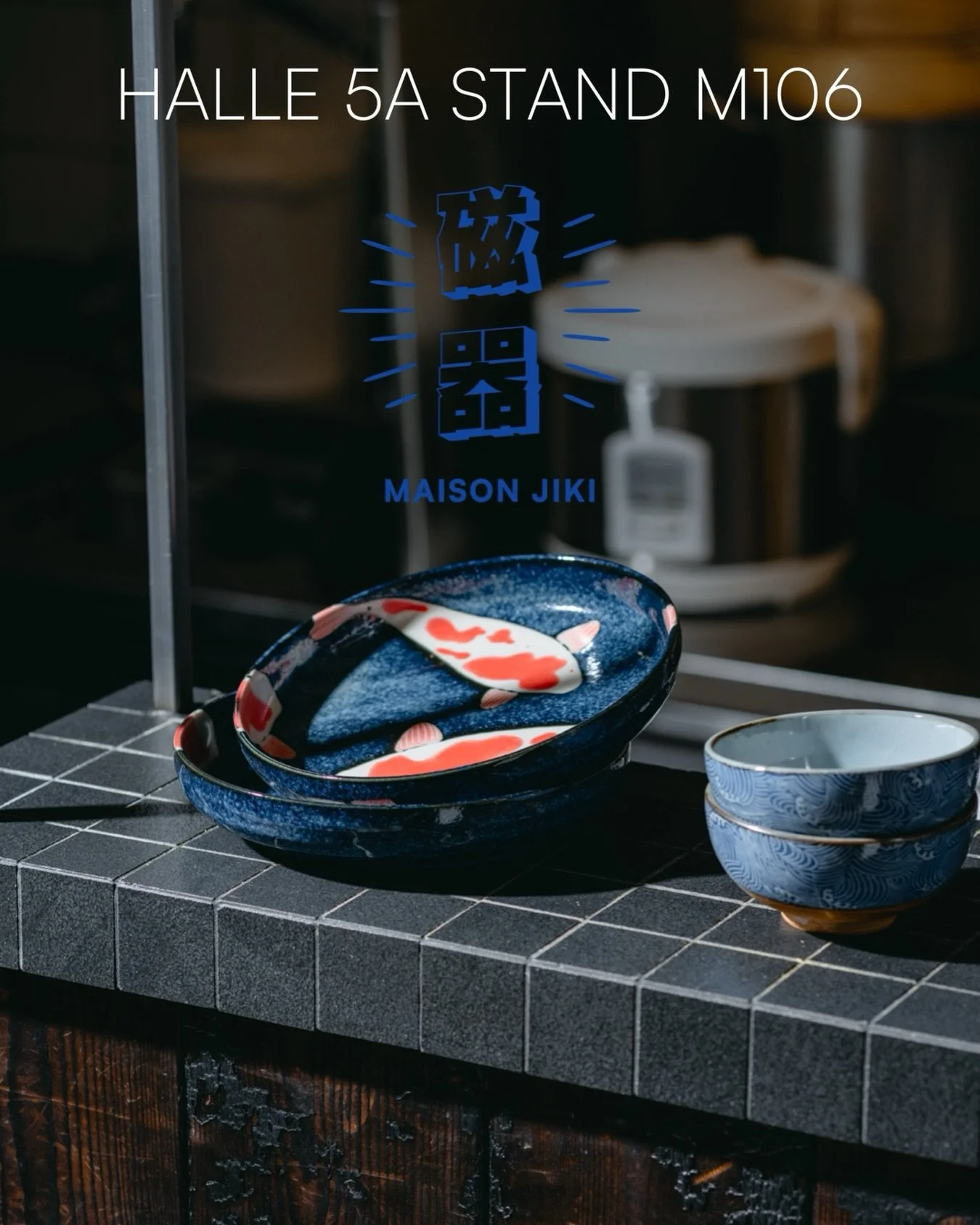 Maison Jiki est &agrave; Maison &amp; Objet &ndash; Hall 5A / Stand M106

Une s&eacute;lection de c&eacute;ramiques et porcelaines japonaises pens&eacute;es pour les professionnels : art de la table, restauration, h&ocirc;tellerie, boutiques.
Un pont