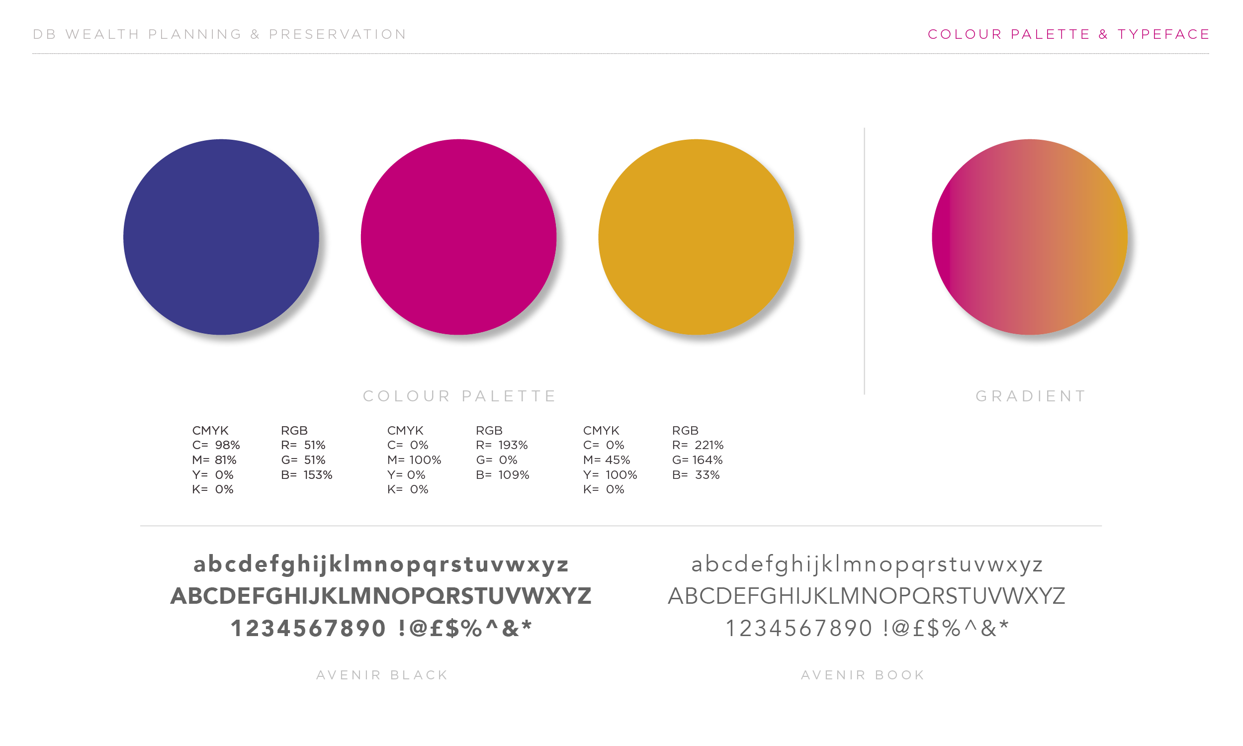 COLOUR PALETTE