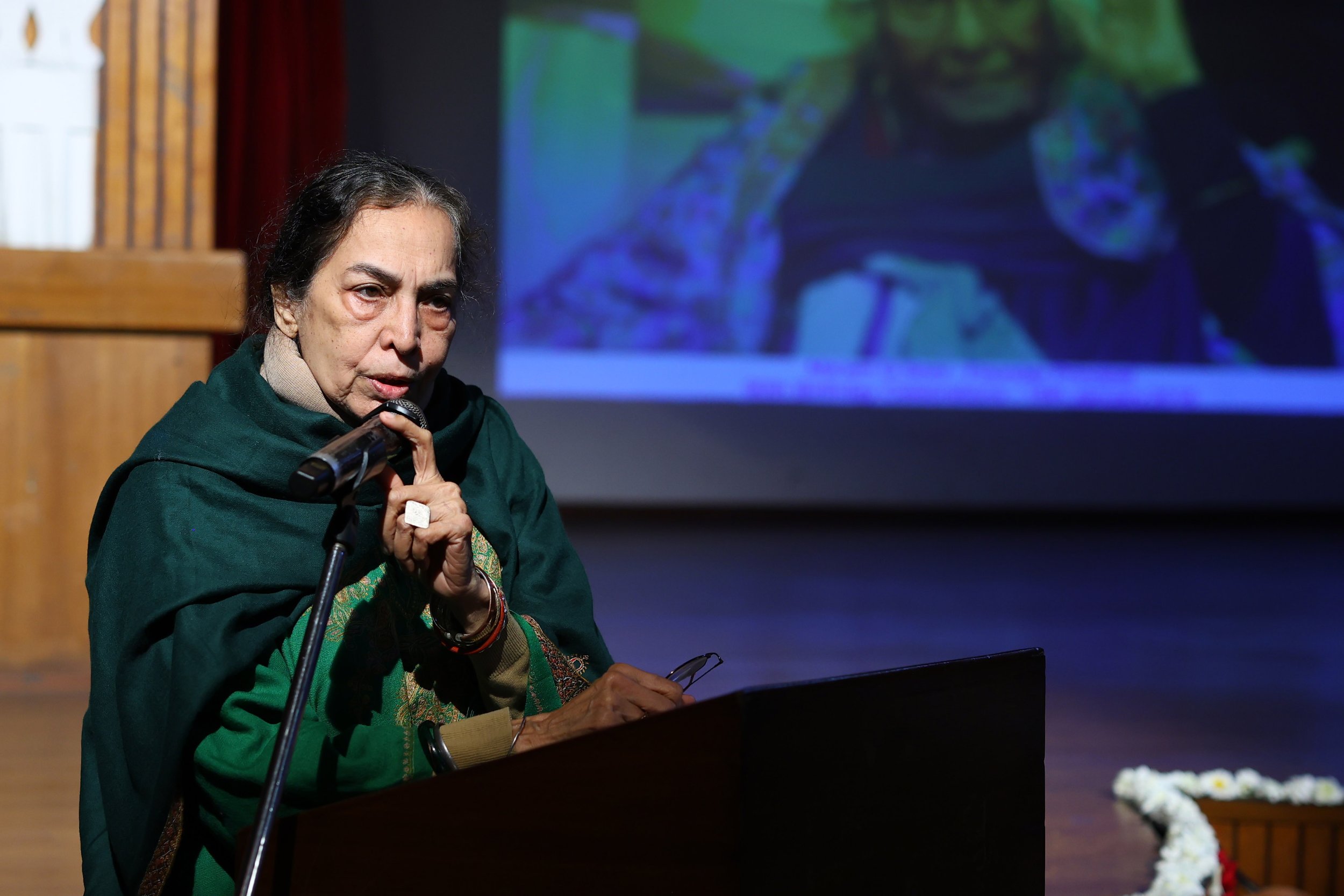 Chief Guest - Ms. Arpana Caur  						Indian Contemporary Painter and Graphic Artist
