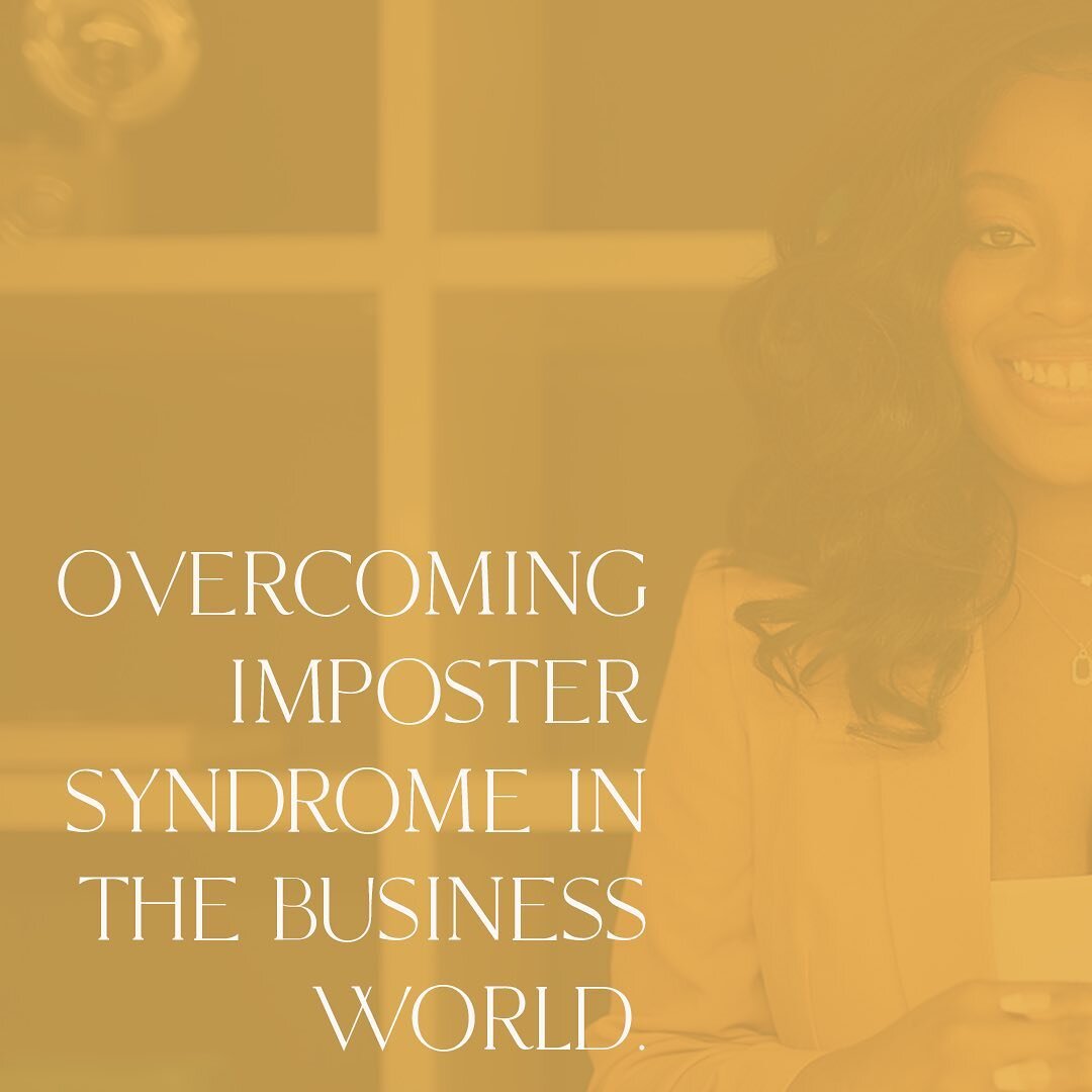 Nearly 85% of small business owners and entrepreneurs experience #ImposterSyndrome. 🙃

It is one of those many feelings that often get in the way of business growth and new experiences. 😩

In case you needed to hear this✨:

👉🏾You are NOT a fraud 