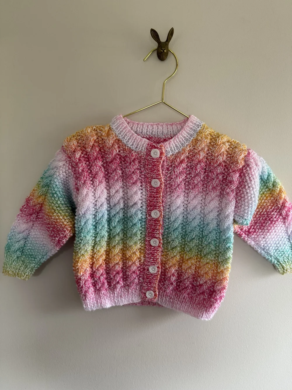 Milk Belly Boutique Rainbow Matilda knit cardigan — MILK BELLY