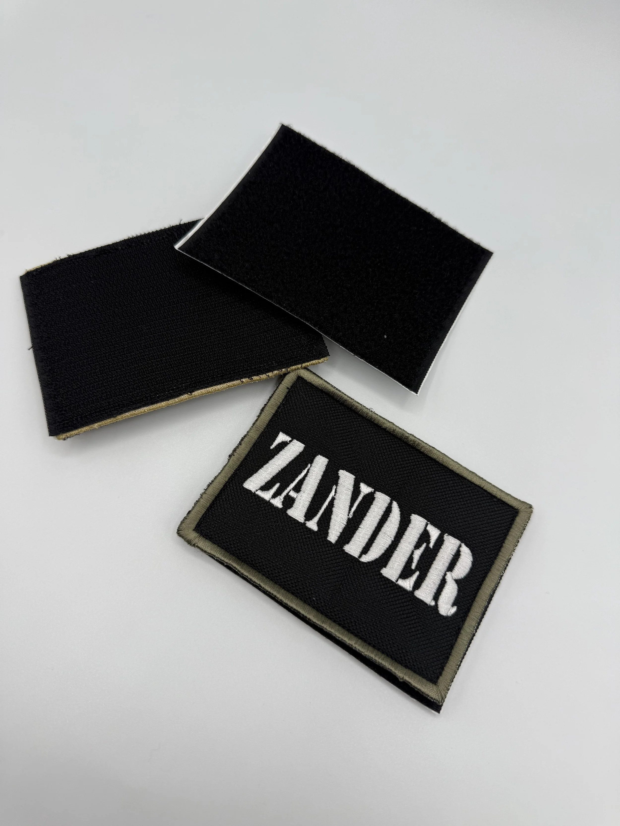 Personalized patches with velcro