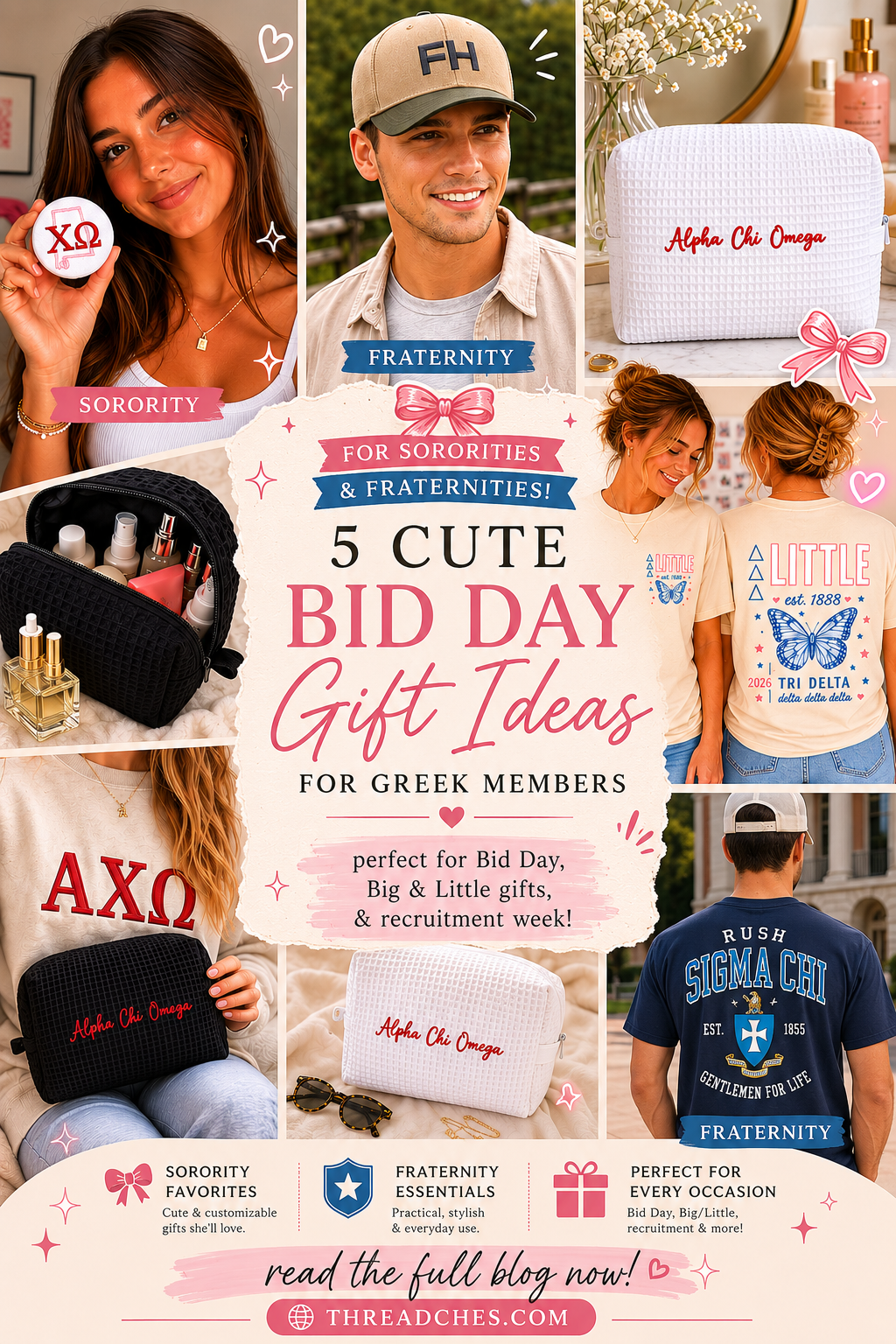 5 Cute Bid Day Gift Ideas for New Greek Members