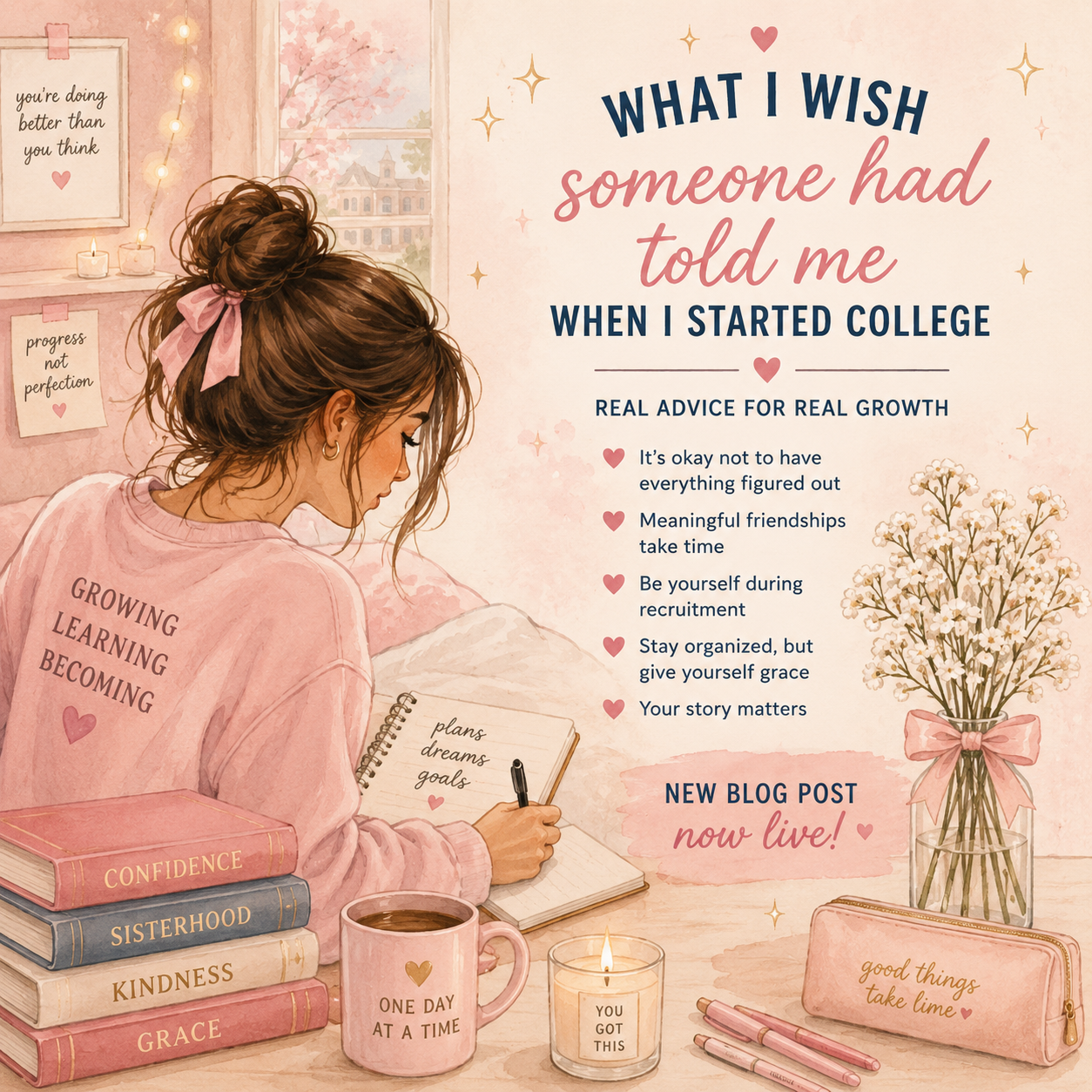 🎀 What I Wish Someone Had Told Me When I Started College