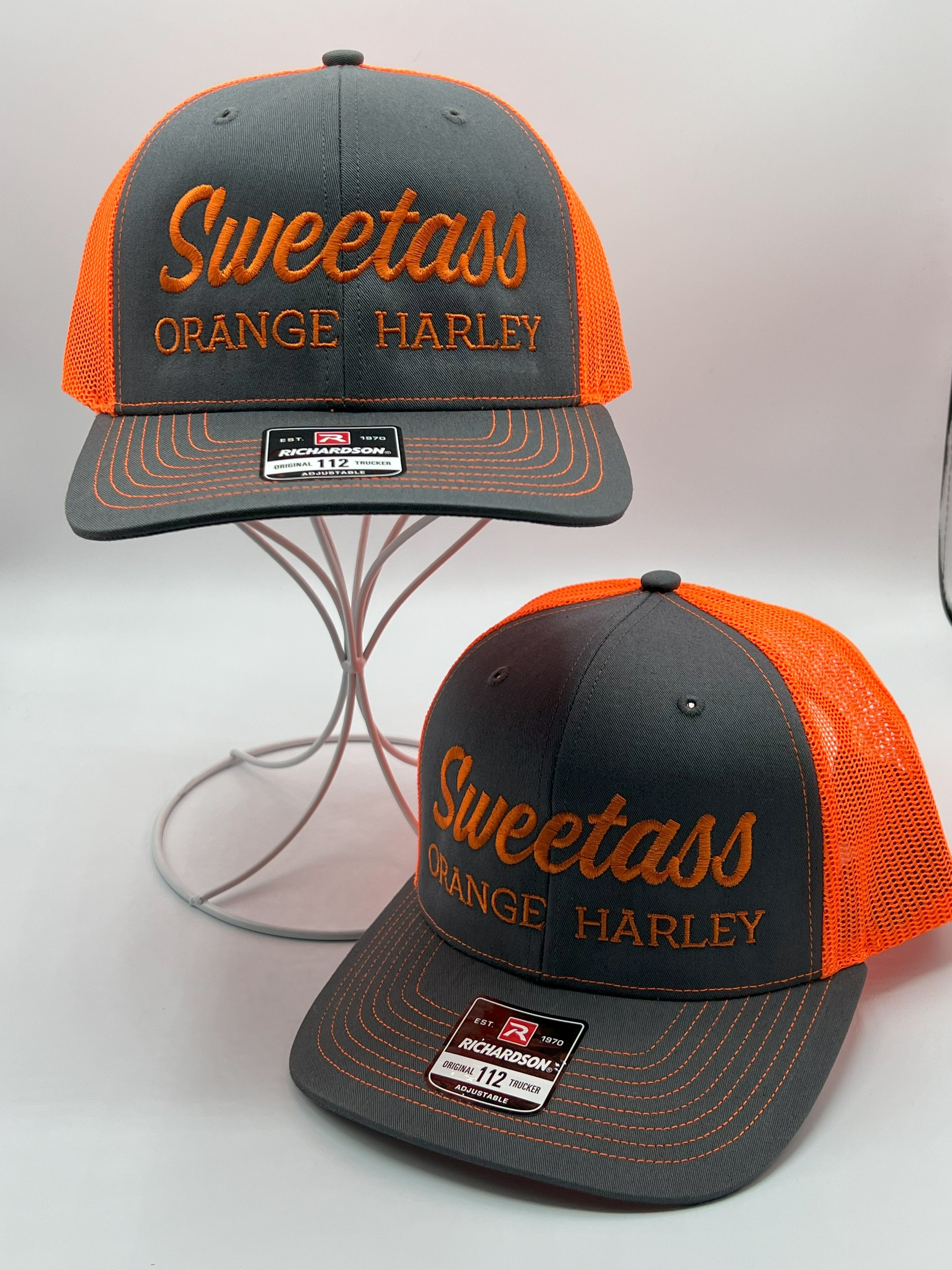 Embroidered hat with custom logo