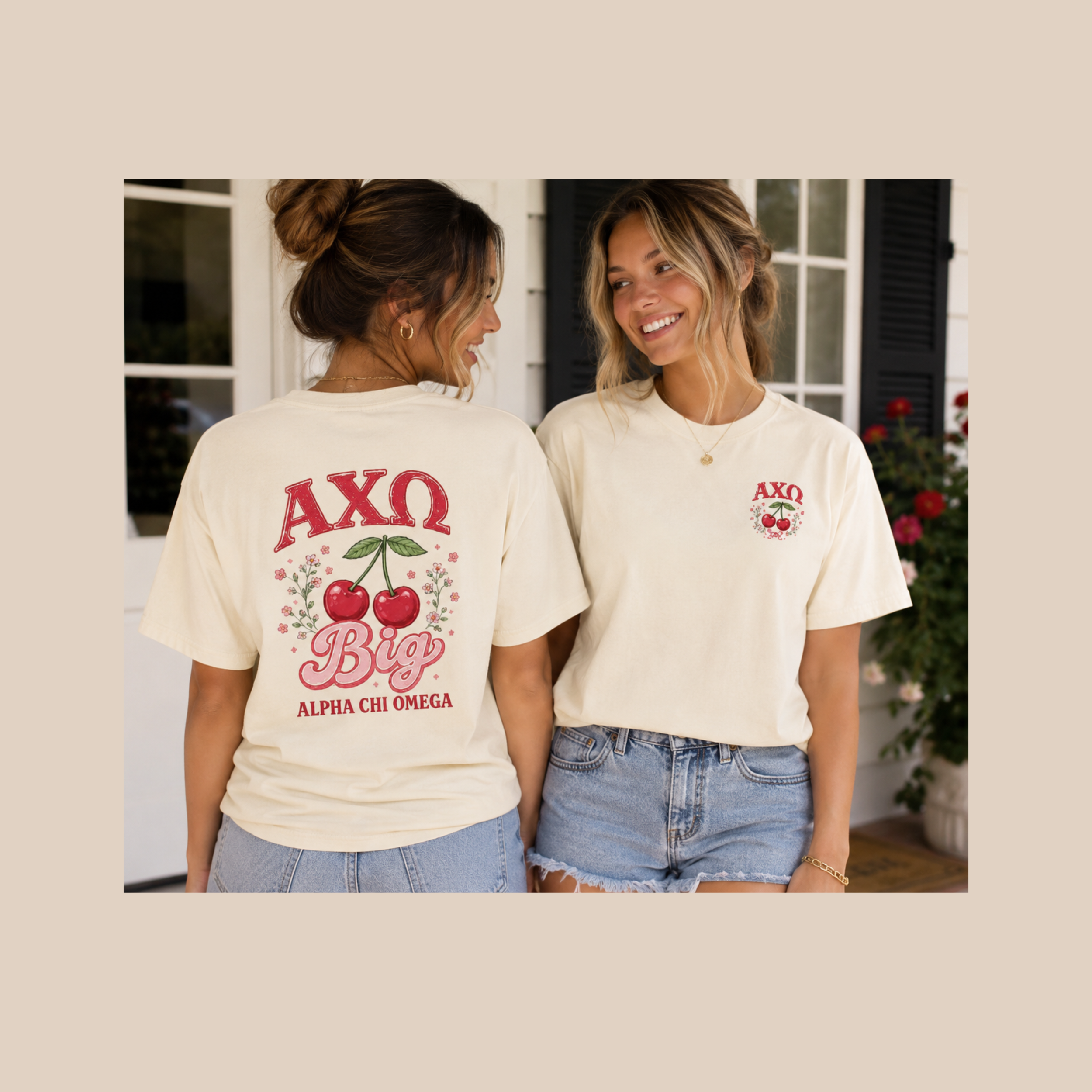 AXO Big Cherry Comfort Colors T-Shirt – Alpha Chi Omega Sorority Tee
