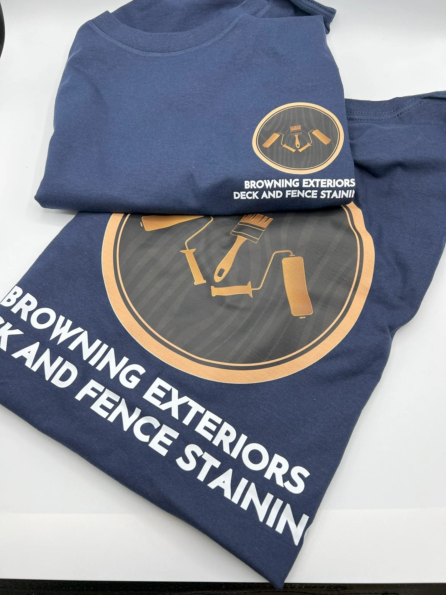 Full-color DTF printed t-shirt design