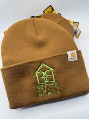 Custom stitched beanie embroidery