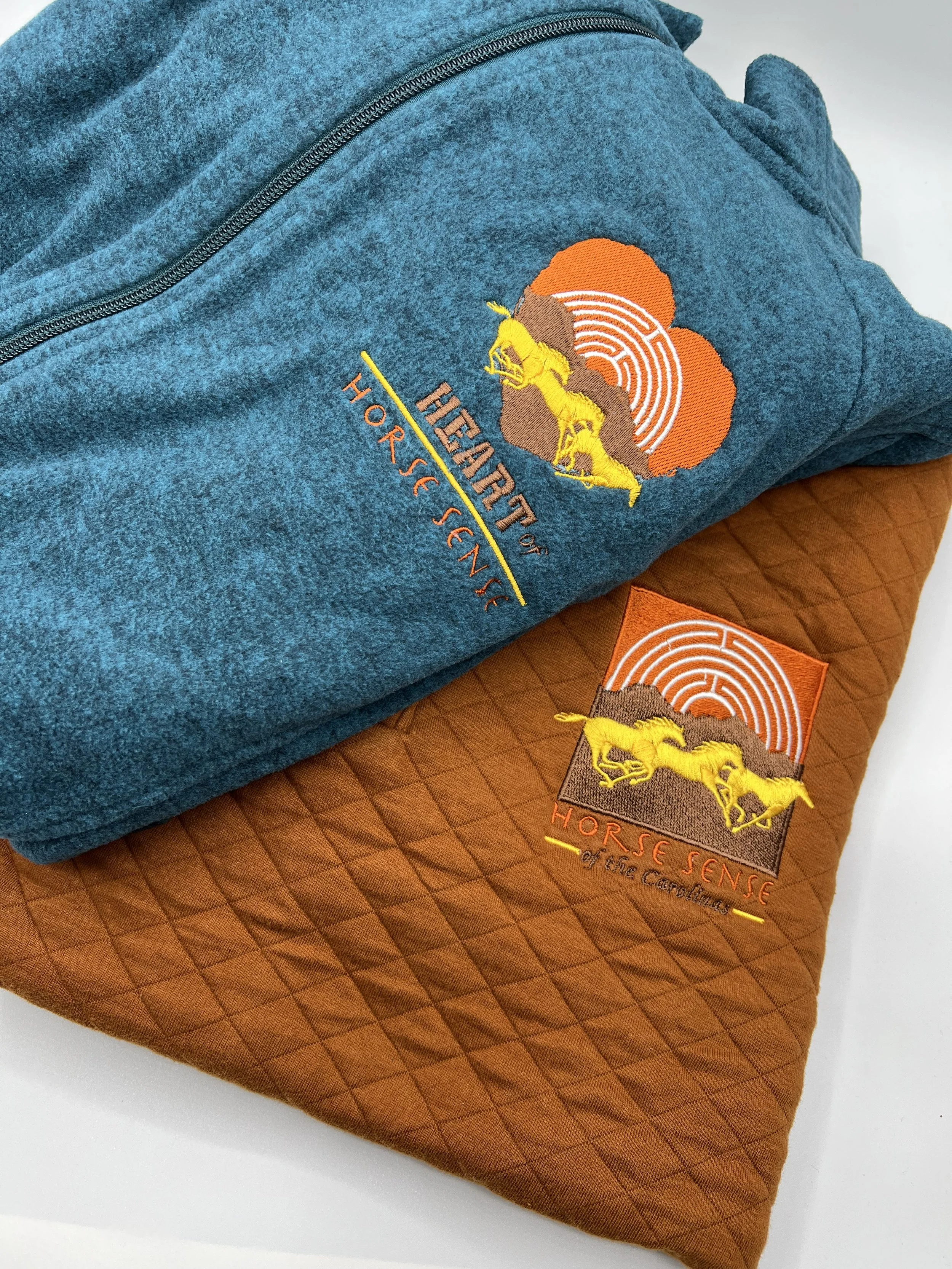 Employee uniform embroidery – clean logo placement