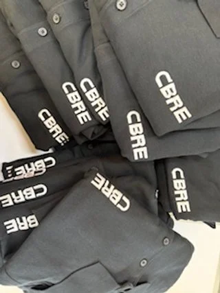 Polo embroidery with professional finish