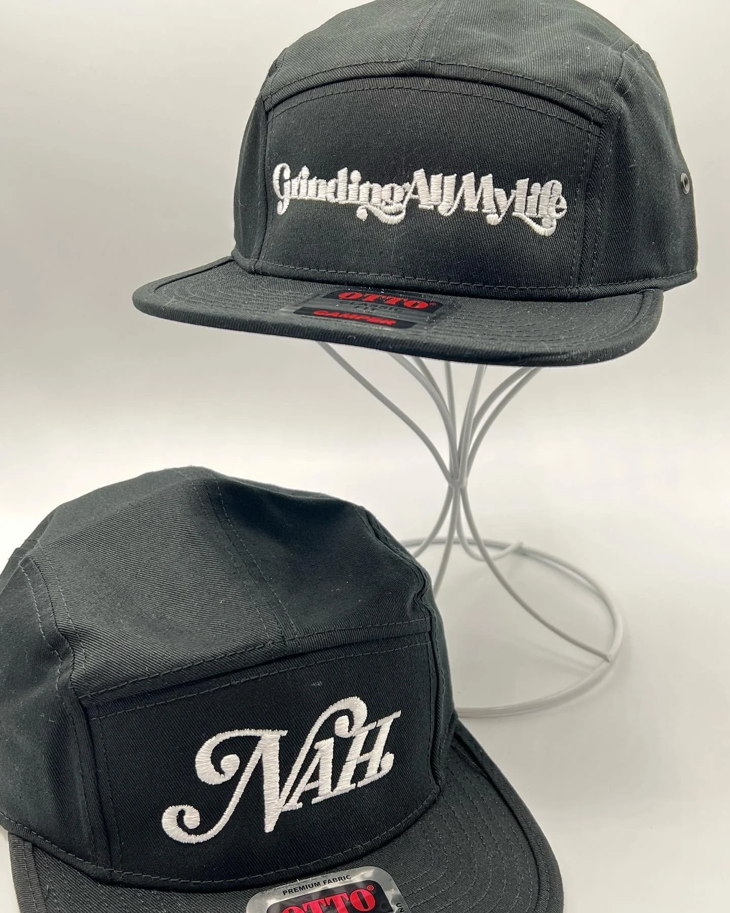 Embroidered hat with custom logo