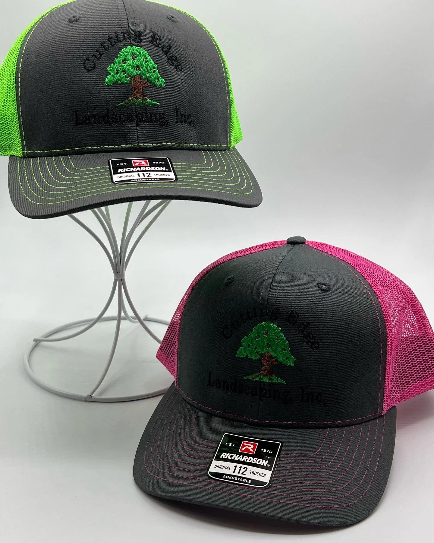 Embroidered hat with custom logo