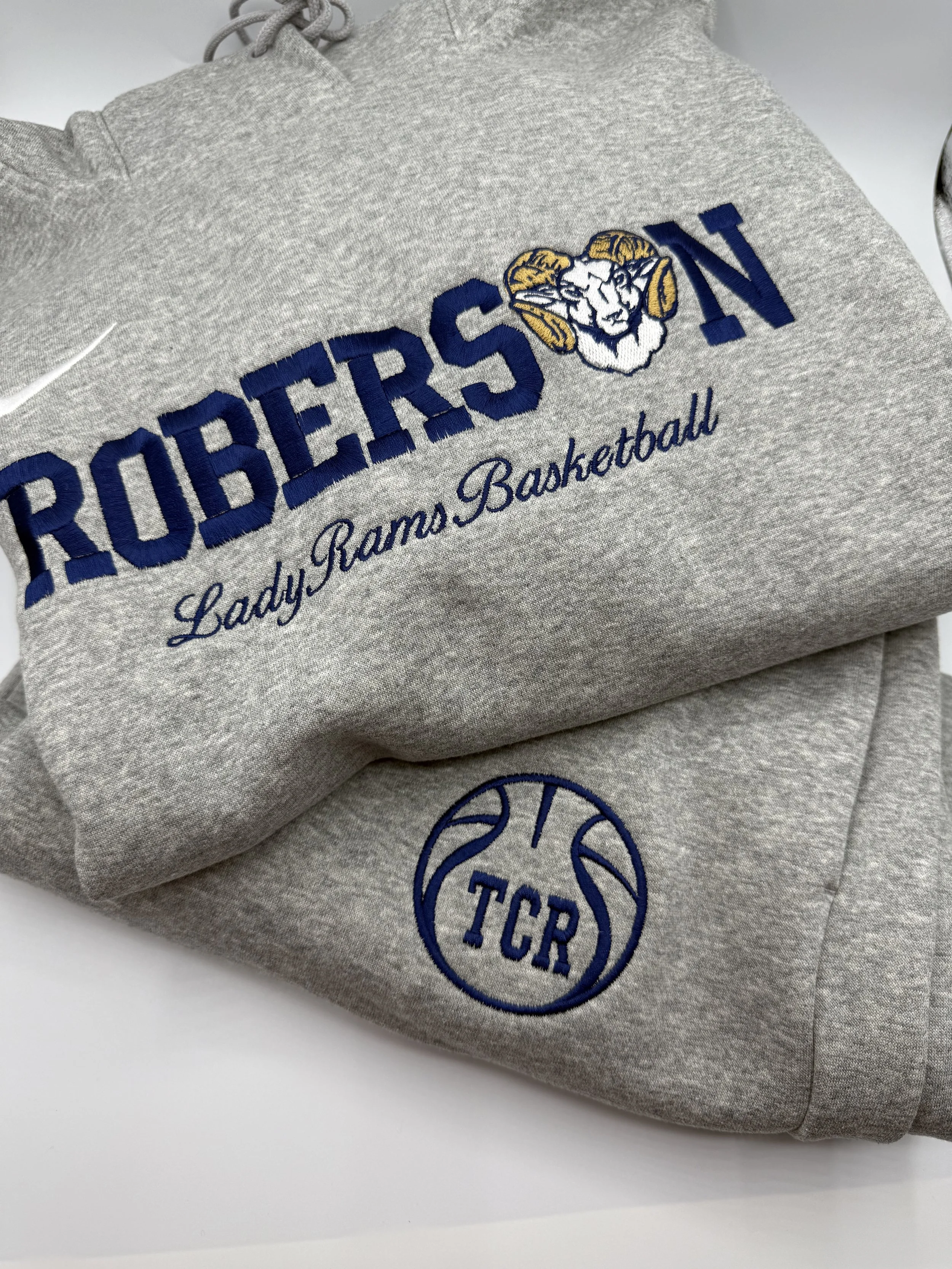 School team embroidery for sports uniforms