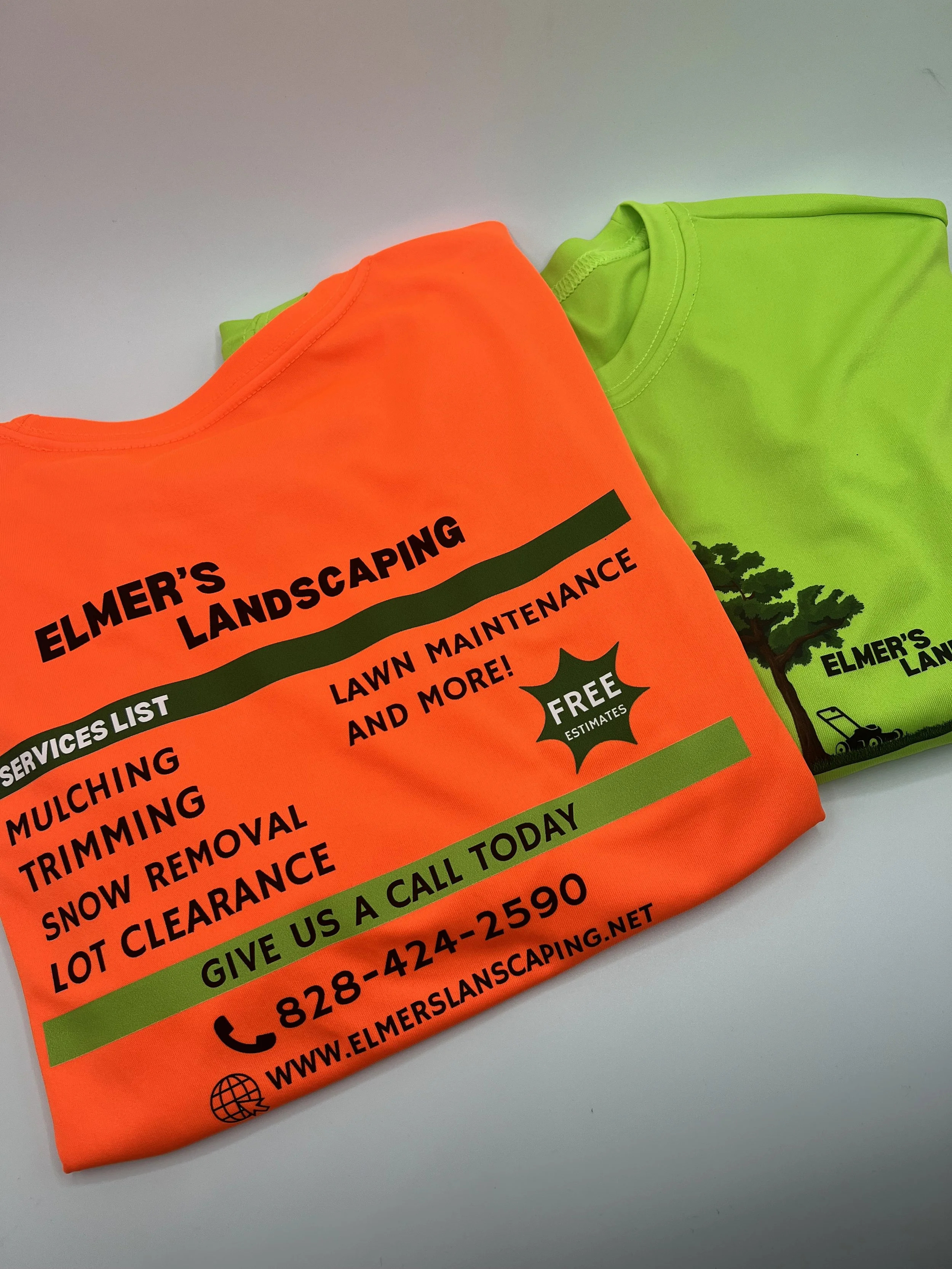 Multi-color logo DTF print