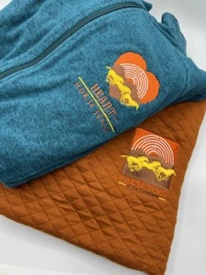 Employee uniform embroidery – clean logo placement