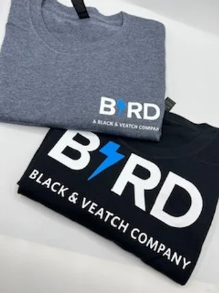 Multi-color logo DTF print