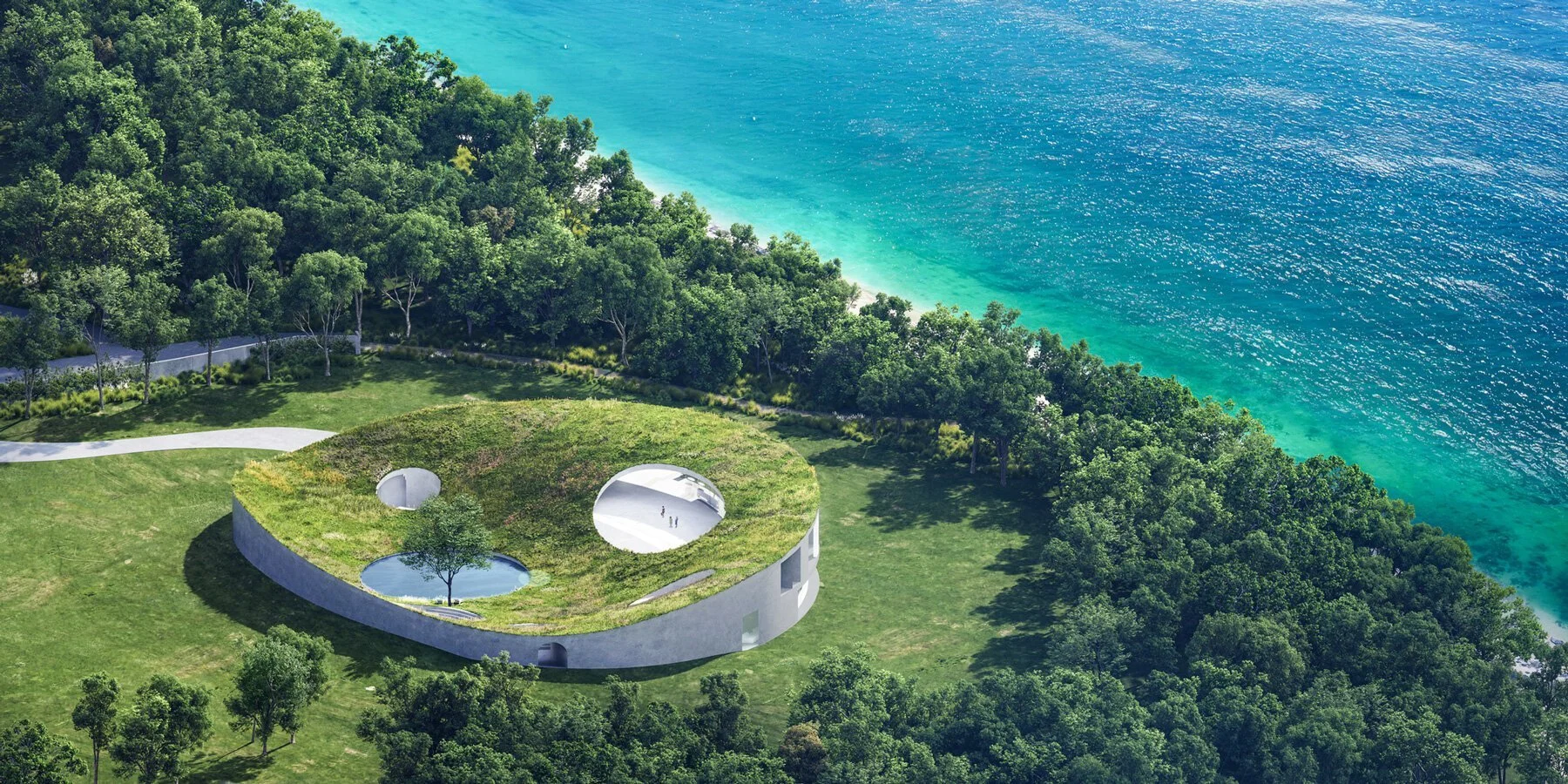 'not a hotel' unveils latest location on ishigaki island with fluid design by sou fujimoto