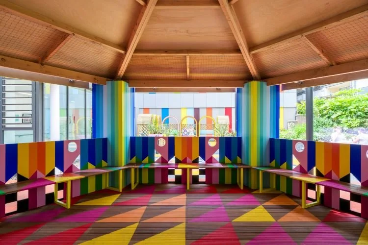 Morag Myerscough collaborates on Joy Garden for Sheffield Children’s Hospital