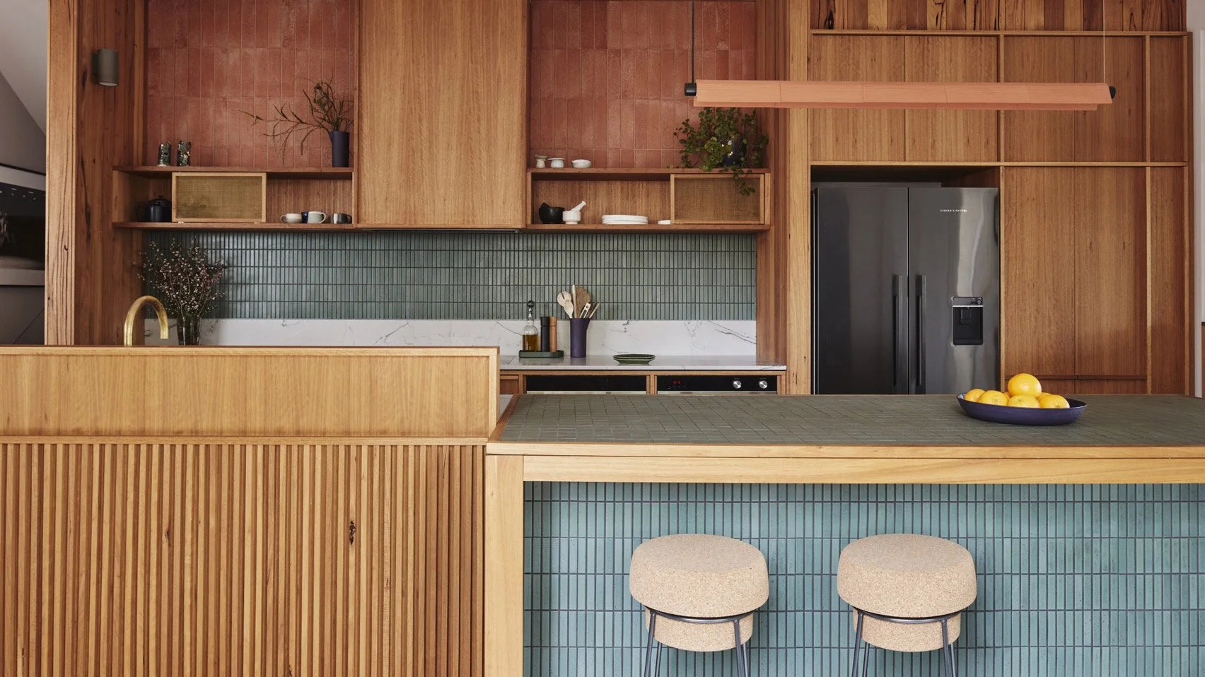 Brave New Eco applies cosy colours and materials to Melbourne "forever home"