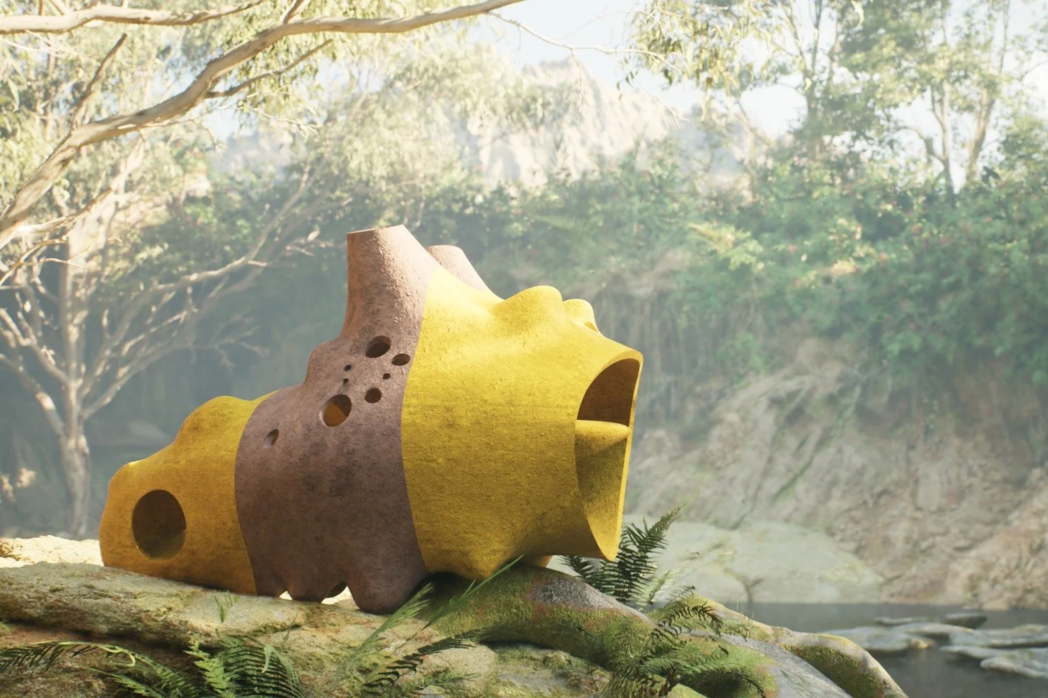 Zoo architects Design Sustainable Habitats for Otters in Open Nature