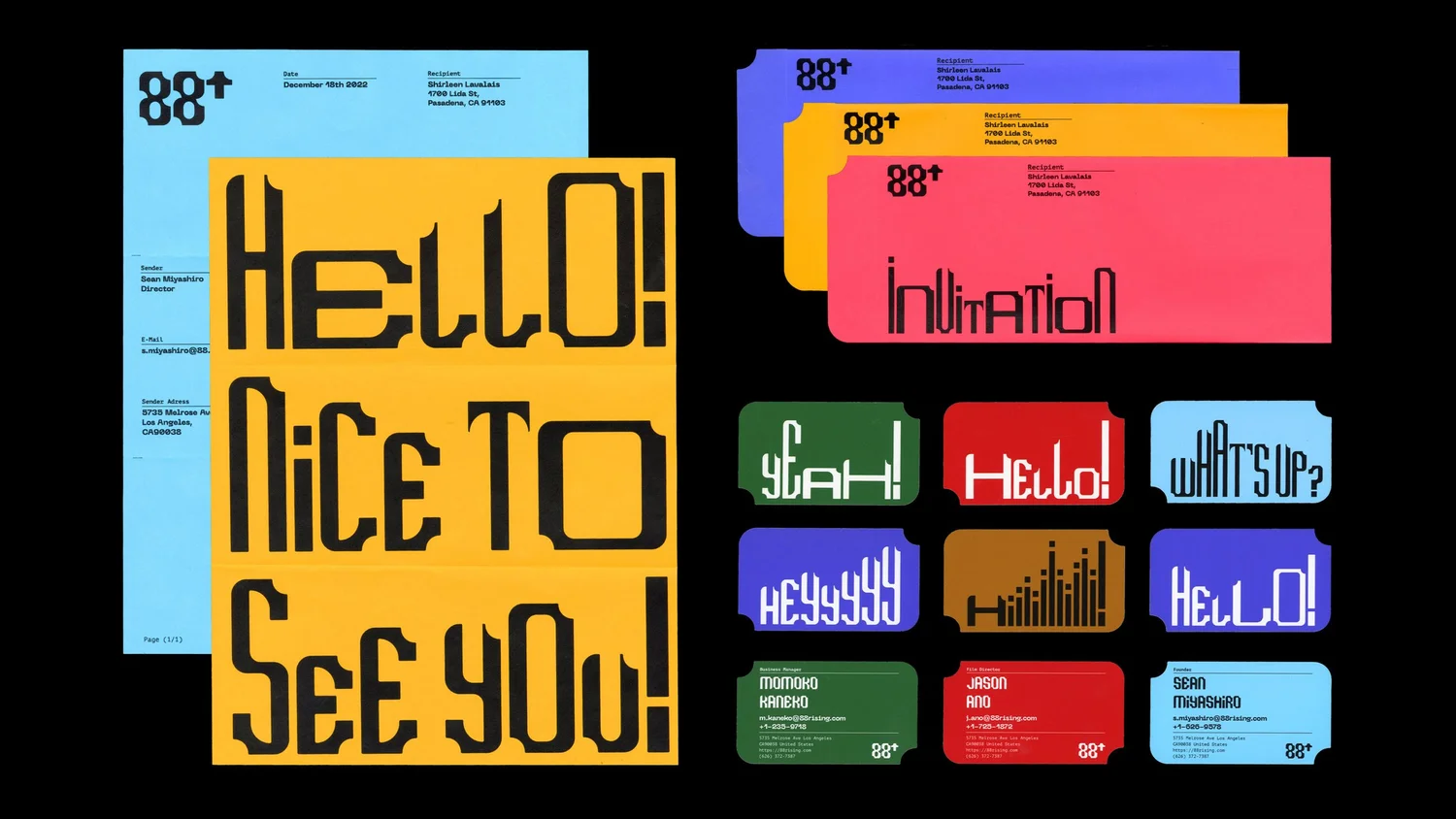 88rising Rebrand — KYOTO GLOBAL DESIGN AWARDS