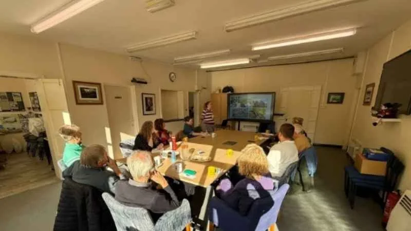 Community members engaging at a community heritage event