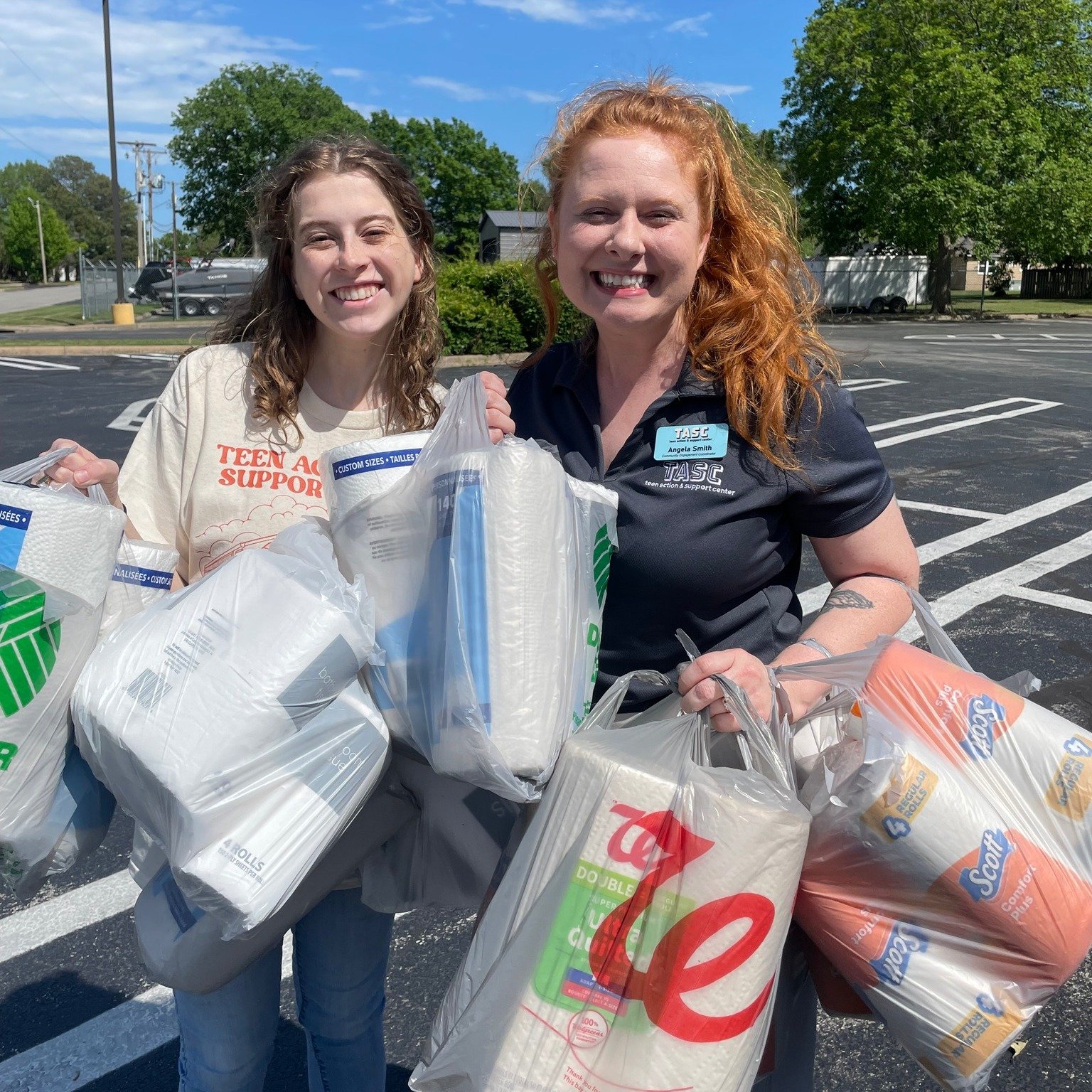 At Saving Grace, we believe that we are all in this TOGETHER! Part of our culture here is taking what we need for &quot;Grace&quot; and giving away the rest. 

This week we were able to drop off needed items to Teen Action &amp; Support Center (TASC)