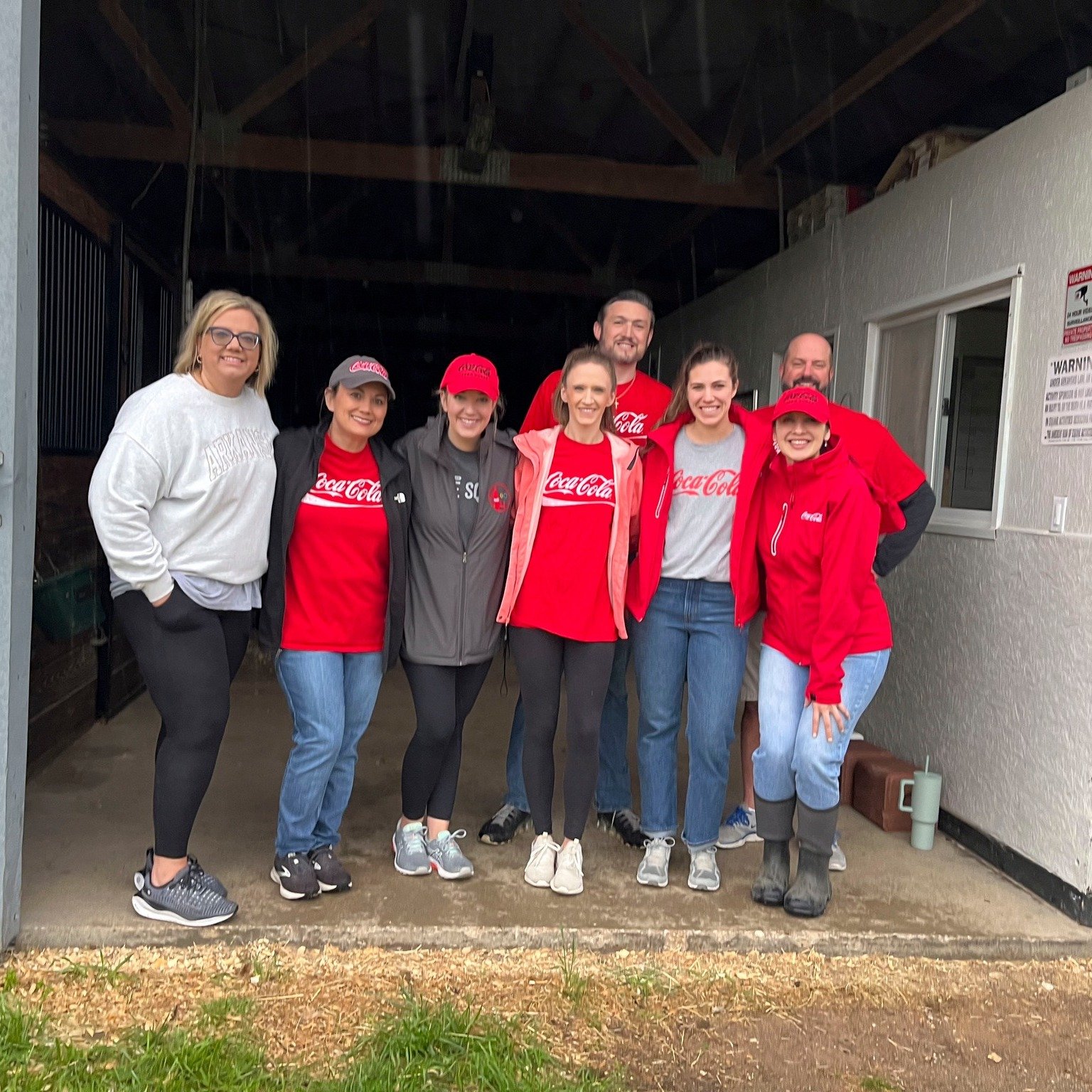 Friends, we want to say a BIG thank you to the Coca-Cola Company, who joined us for a work day at Grace Farms! The Coca-Cola company has been with us since the beginning&mdash;when Saving Grace was founded in 2009!

We are grateful for the numerous w