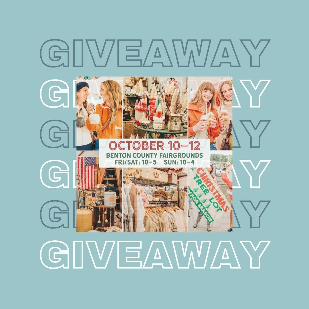 🎉 GIVEAWAY TIME! 🎉
Vintage Market Days is happening THIS WEEKEND, and we&rsquo;re so excited to be part of it again! 🌿✨

We&rsquo;re giving away two 3-Day passes every day leading up to the event! Here&rsquo;s how to enter:
1️⃣ Tag a friend you&rs