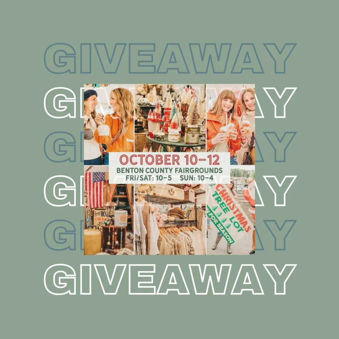 🎉 GIVEAWAY TIME! 🎉
Vintage Market Days is happening THIS WEEKEND, and we&rsquo;re so excited to be part of it again! 🌿✨

We&rsquo;re giving away two 3-Day passes every day leading up to the event! Here&rsquo;s how to enter:
1️⃣ Tag a friend you&rs