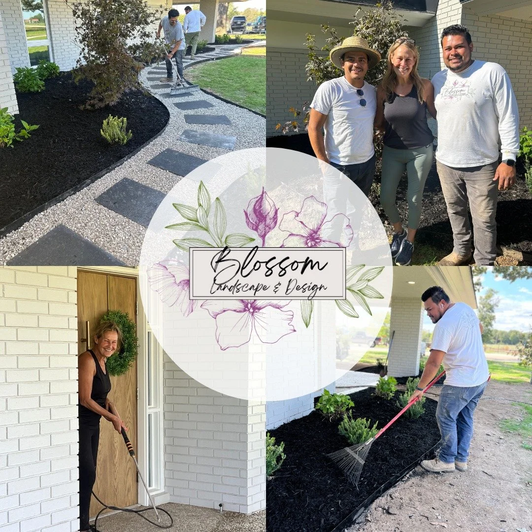 🌸💛 A huge thank you to @christylamers_blossom  and her wonderful team at Blossom Landscape &amp; Design for pouring their time, resources, and hearts into making the outside of the Grace House truly spectacular! Their generosity and hard work broug