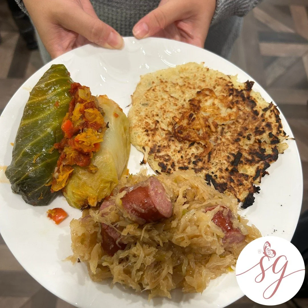 The kitchen smelled of spices and laughter as Grace rolled cabbage leaves, flipped potato pancakes, and stirred pumpkin soup. This week&rsquo;s Cooking with Friends was a delicious dive into German and Polish cuisine!

These moments go far beyond coo