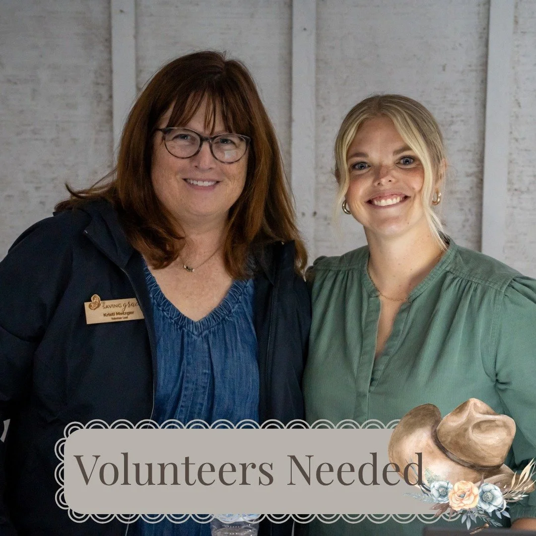 🤠VOLUNTEERS NEEDED!🤠

Be part of the fun + purpose at this year&rsquo;s Uptown Hoedown, benefiting the young women of Saving Grace! Whether you can help prep, greet guests, or assist behind the scenes, we have a spot for you!

💪 Must be able to li