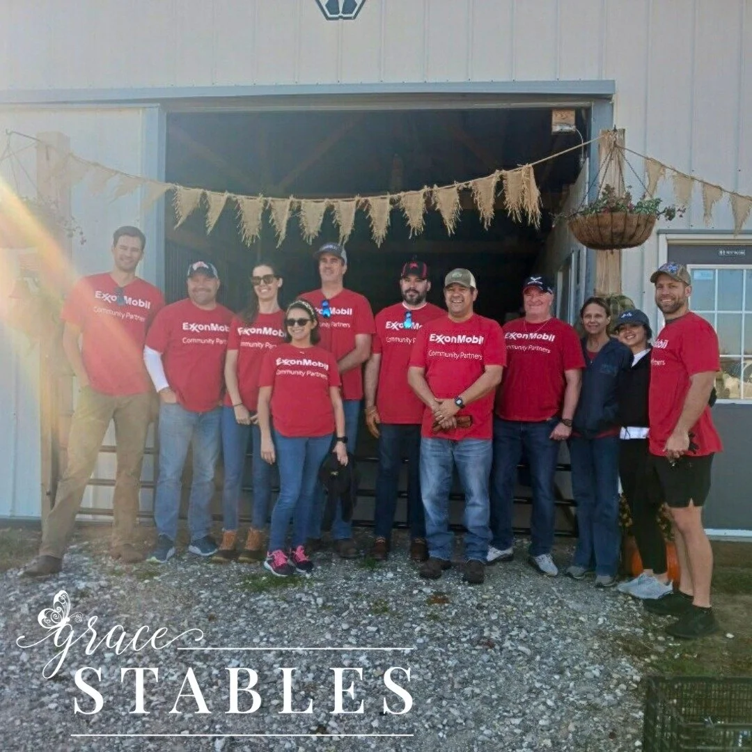 We are so grateful for the ExxonMobil team. This group showed up with willing hands and huge hearts. From winterizing the garden and gutters to preparing the farm, their work was both needed and meaningful. They didn&rsquo;t just help with upkeep&mda