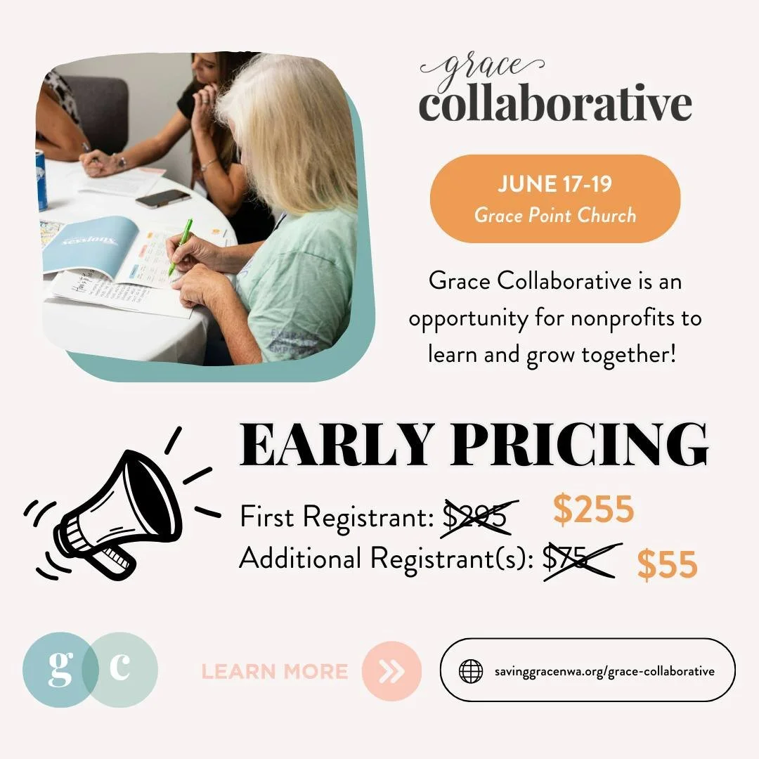 Hey non-profits 👋

Are you a leader looking to strengthen your team culture, fundraising, marketing, or programming?

📅 Join us June 17&ndash;19 for the 6th Annual Grace Collaborative&mdash;a three-day conference created for nonprofit leaders who a
