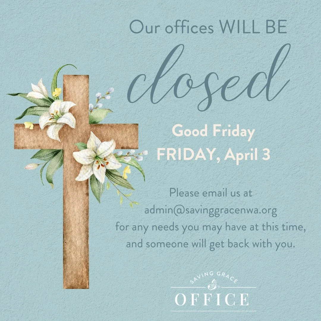 Our office will be closed on Friday, April 3 in observance of Good Friday. 🩵

Today we remember the cross and the gift of His amazing grace. A grace that changes everything and carries the promise that He rose from the grave.

If you need anything d