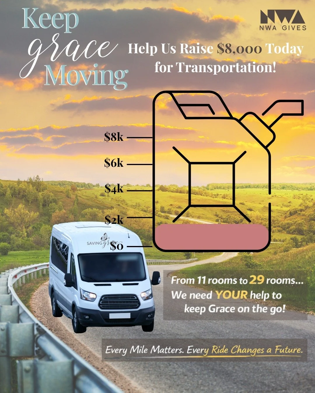 We just reached $1,500 💛

Because of YOU, Grace is already moving.

Every dollar today means another mile driven, another class attended, another step toward independence. But we&rsquo;re not done yet&hellip;

Help us keep the momentum going as we w