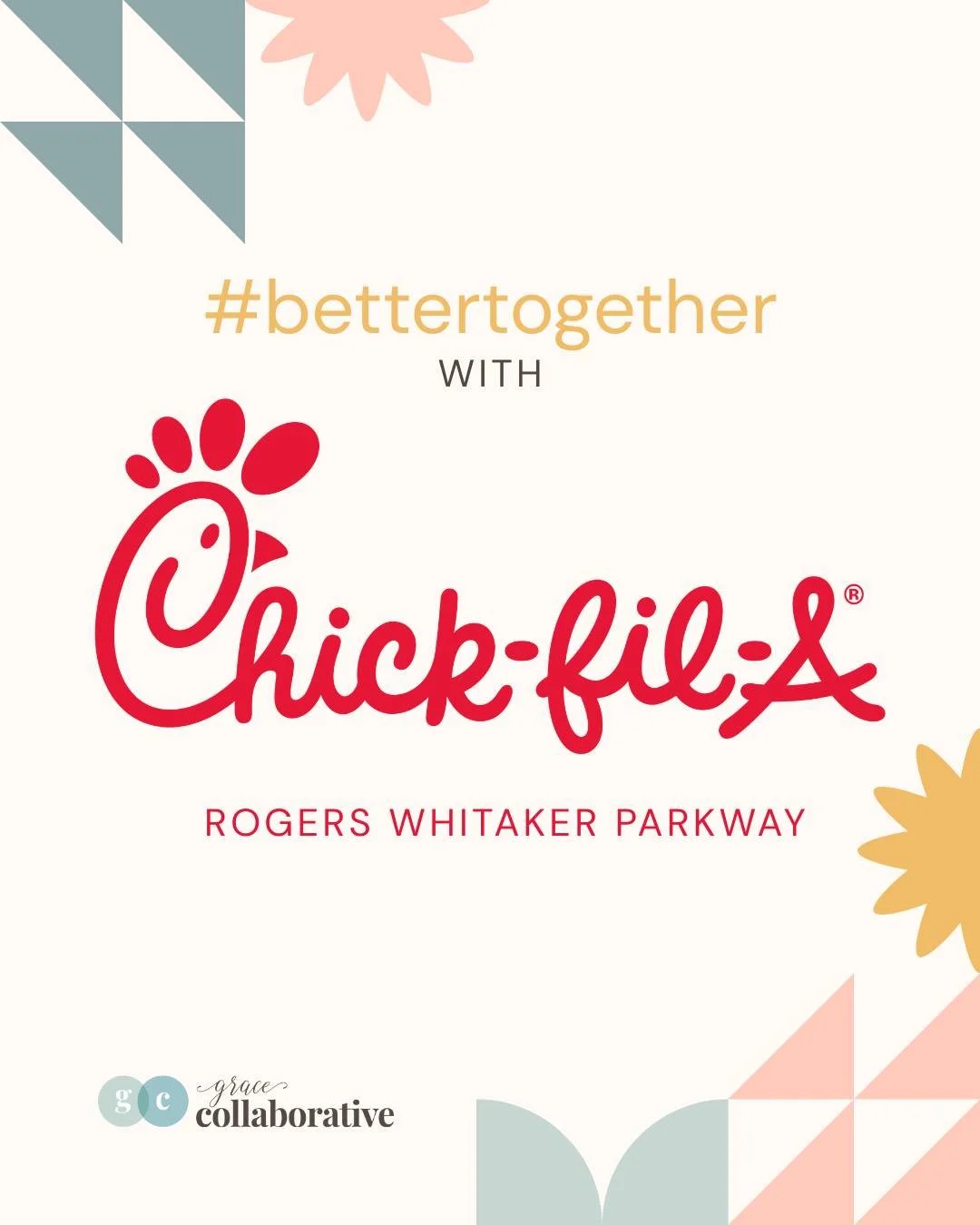 ✨ COMMUNITY PARTNERSHIPS MAKE EVENTS LIKE THIS POSSIBLE ✨

A big THANK YOU to Chick-fil-A Whitaker Parkway FSU for supporting Grace Collaborative as a community partner! 💛🙌🏼

We are so grateful for businesses that choose to invest in nonprofit lea