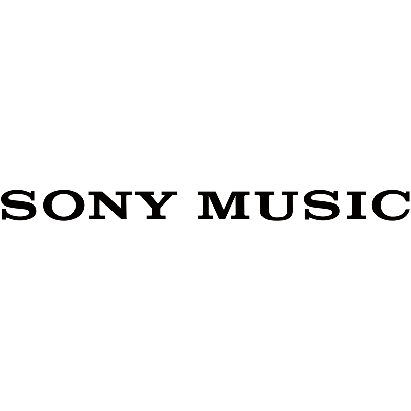 Sony Music logo in black and white.
