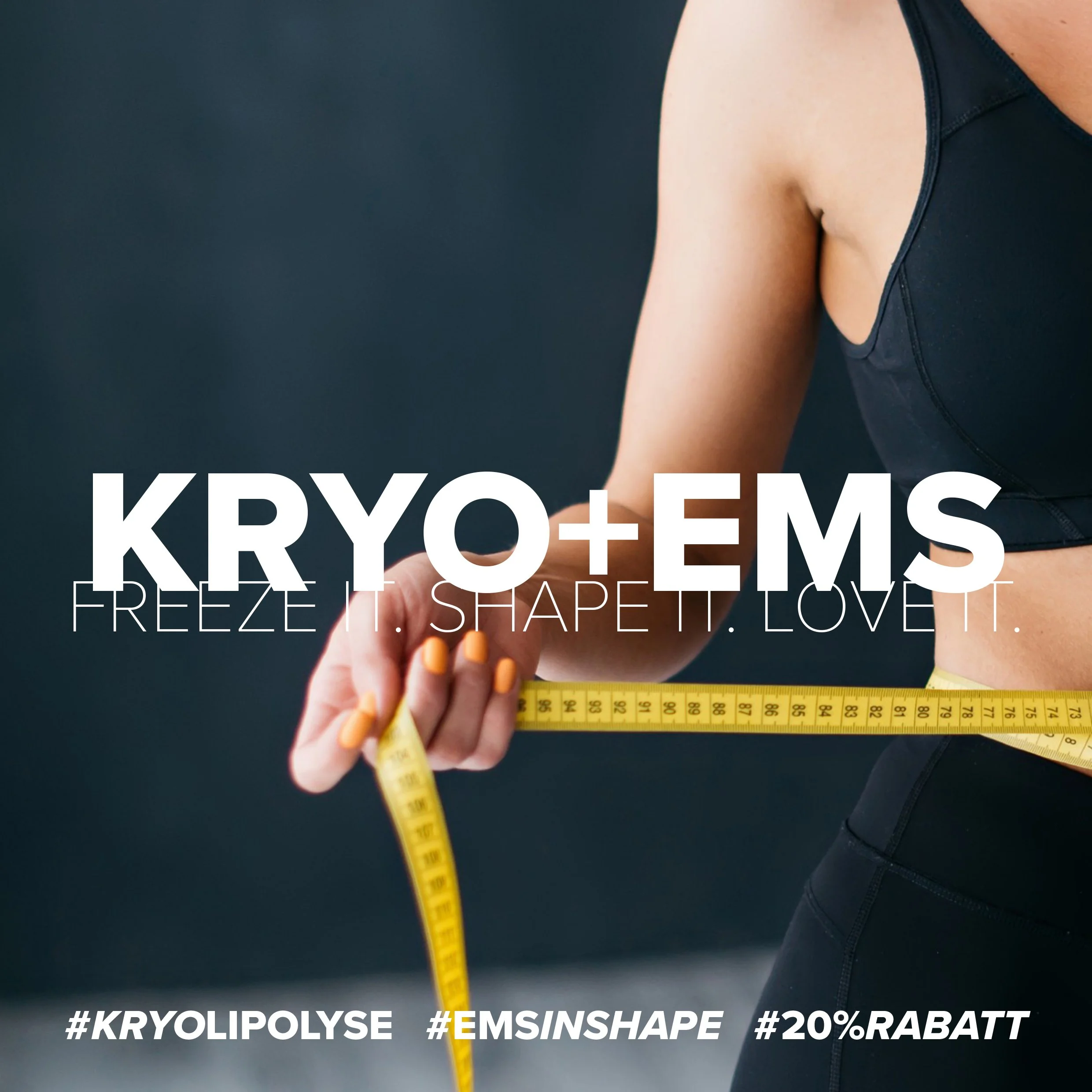 Freeze it. Shape it. Love it – mit KRYO + EMS InShape®
