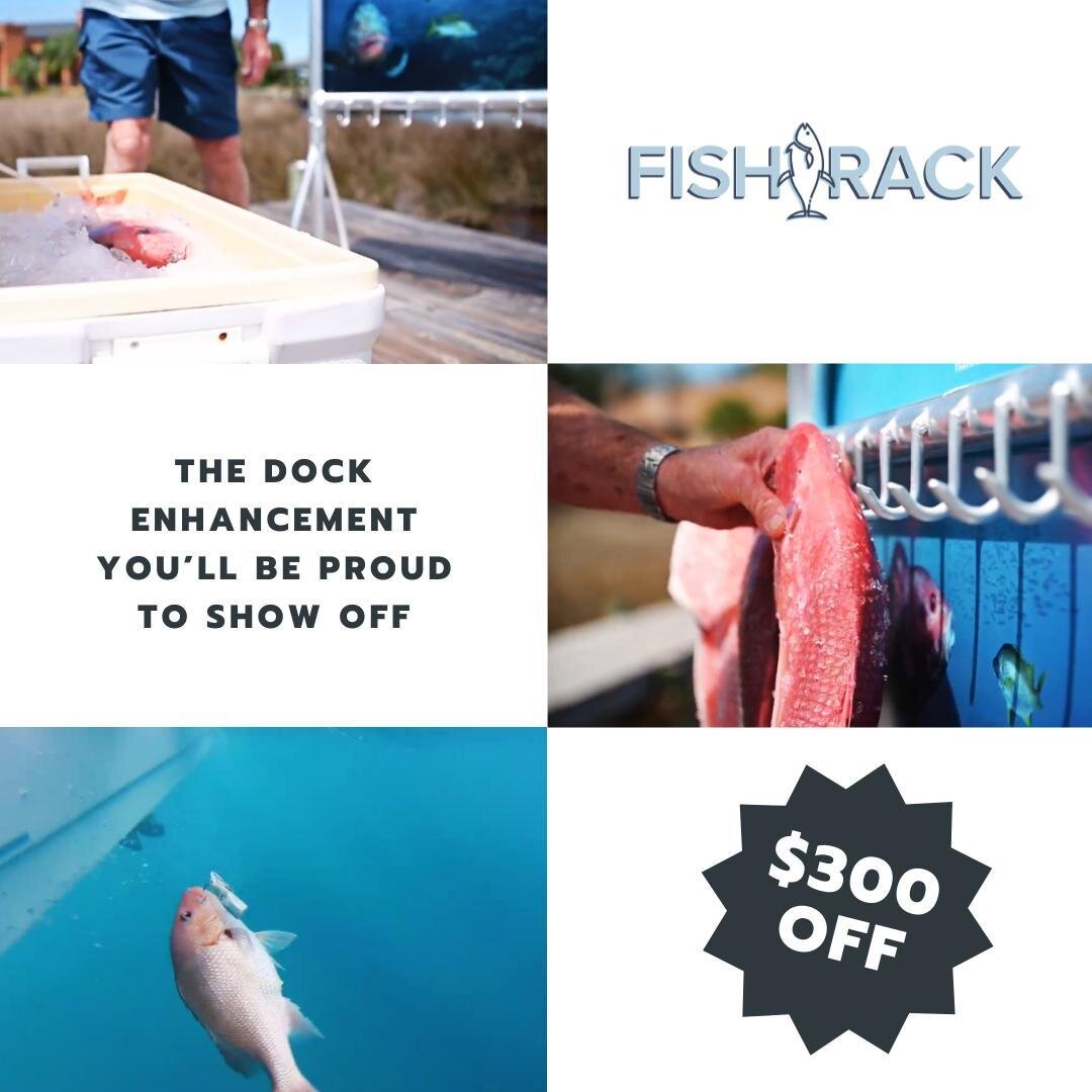 Don't miss out on our Fish Rack sale! Made out of high-grade marine aluminum, this dockside essential is built to last! Order yours online today: fishrack.com/products/p/fish-rack
#FishRack #RedSnapperSeason