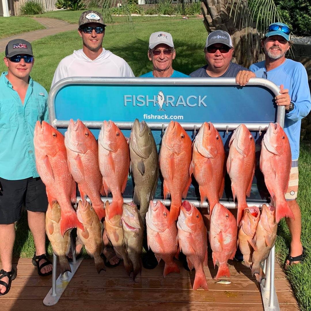 Any day spent fishing is a good day! #RedSnapperSeason #FishRack