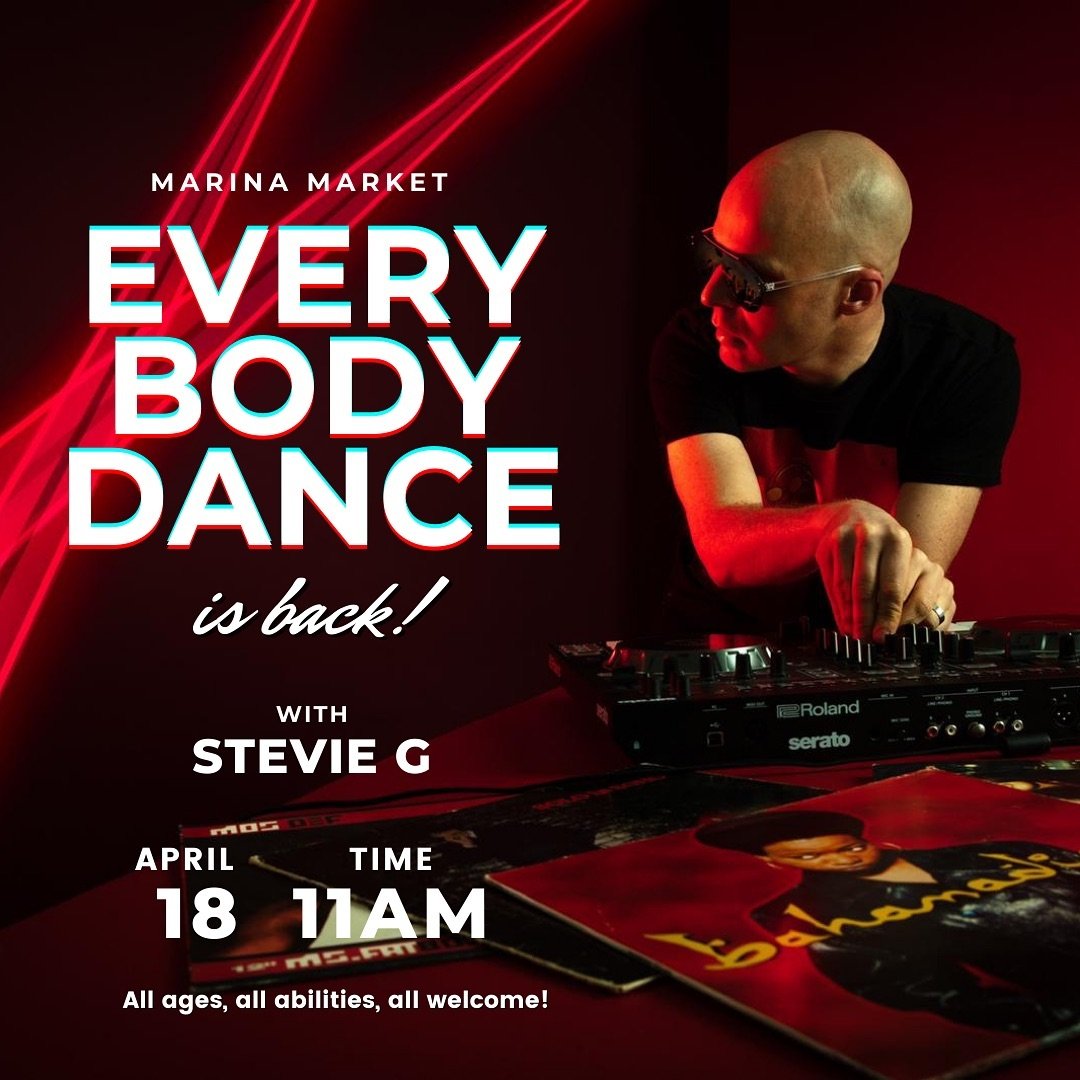 Everybody Dance is back!

Join us this Thursday from 11am with @steviegrainger 🎉 see you there💃🏻 

#marinamarket #corkcity #events