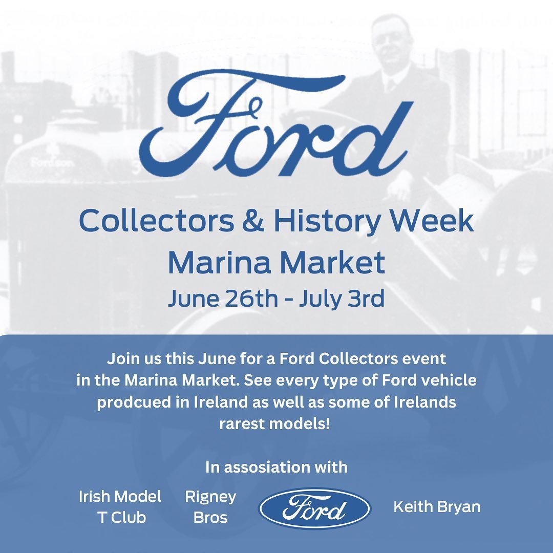 Join us from June 26th to July 3rd for a week dedicated to Ford collectors and Cork&rsquo;s vibrant Ford history! This special event will pay tribute to the legacy of Ford&rsquo;s Cork factory, showcasing an array of amazing vehicles, along with a re