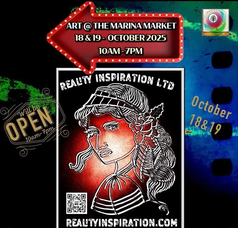 🎨🖌️ ART @ THE MARINA MARKET 🎨🖌️

We&rsquo;re so excited to welcome Reality Inspiration back to the Marina Market Saturday &amp; Sunday, October 18&ndash;19 (10am &ndash; 7pm)! ✨

📍 Event Room 1 will be transformed into a creative hub, showcasing