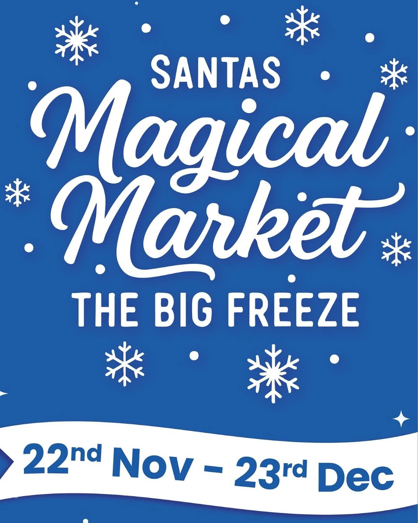 ❄️ Things are about to get chilly in Cork! ❄️
Santa&rsquo;s Magical Market &ndash; The Big Freeze is landing at the Marina Market this Christmas, with Santa himself arriving on his sleigh pulled by reindeer on November 22nd! 🎅🏽 
Step into a snow-du