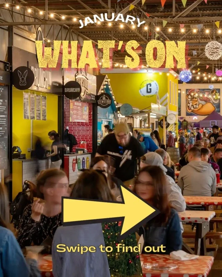 🏋️JANUARY WHATS ON AT Marina Market🏋️&zwj;♀️

💒BMG Sound Wedding Showcase - 16th-18th
🖌️Graffiti Battles - 17th-18th
🎶Cork City Record Fair - 17th
🧘Rewilding - 18th
🖌️ Graffiti Battles - 24th-25th
📚Study Skills Bootcamp - 24th
🕺Everybody Dan