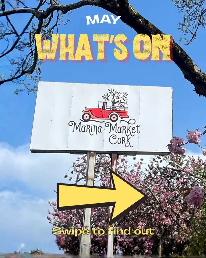 ☀️What&rsquo;s on this May at Marina Market ☀️
We&rsquo;ve got a jam packed month here&rsquo;s what&rsquo;s coming up:

📢Fri 1st &ndash; Make Some Noise - Focus Ireland &amp; RedFm Live Broadcast | 12pm-5pm
🎶Sat 2nd- Cork Choral Festvial | 12pm-5pm