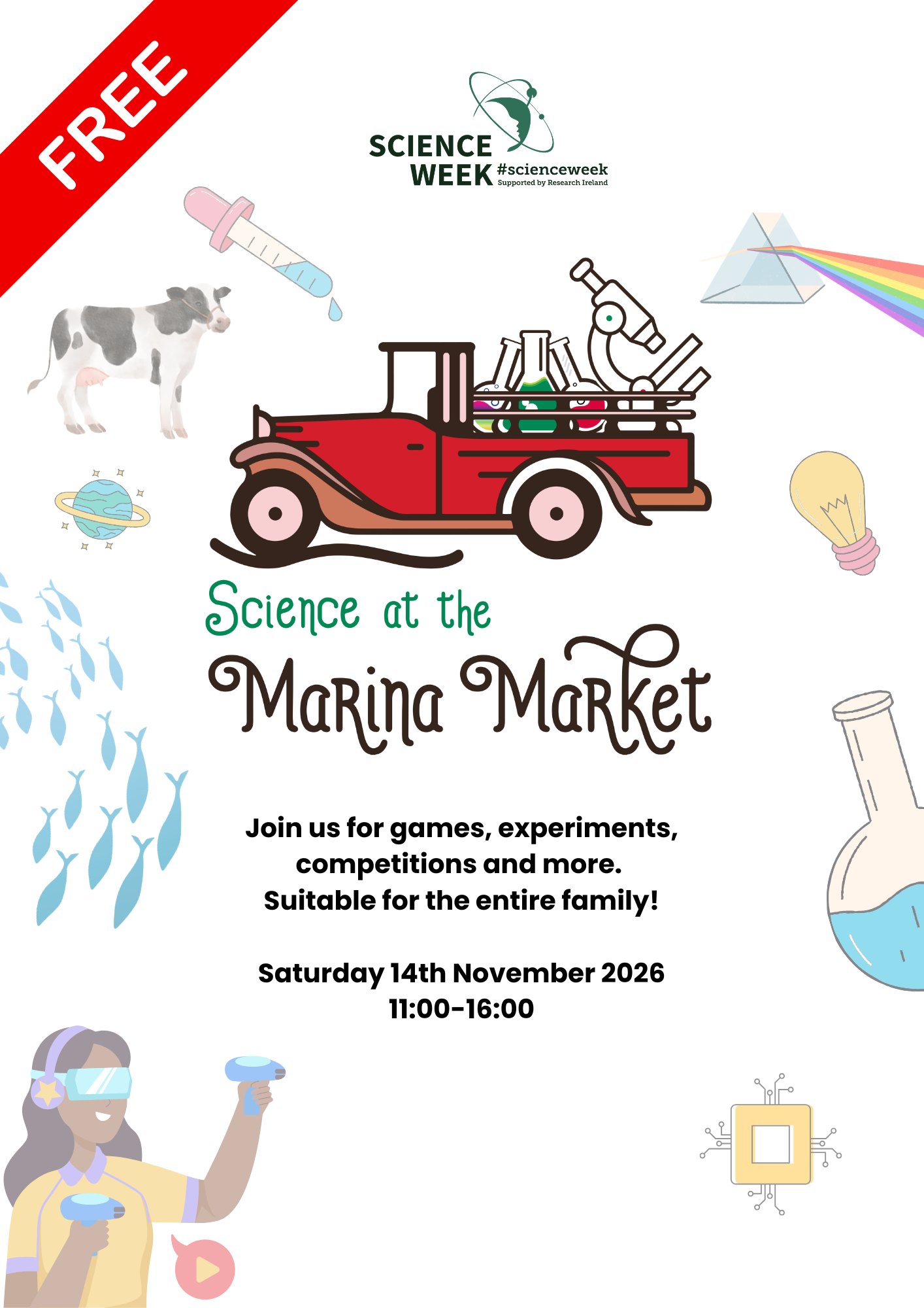 Science at the Marina Market 