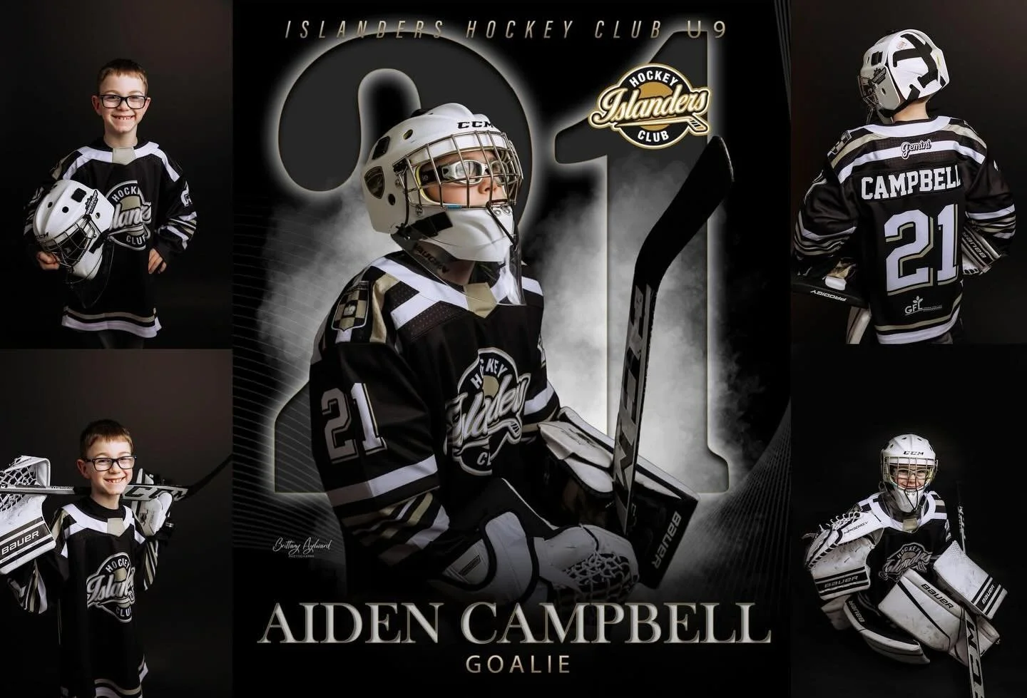 Aiden made it to my studio on Sunday! Here are a few samples !!!

If you guys didn&rsquo;t already know my oldest son is also a goalie in u9 and after Aiden&rsquo;s session they really hit it off :) #hockeyportraits #goaliemoms #hockeyphotographer